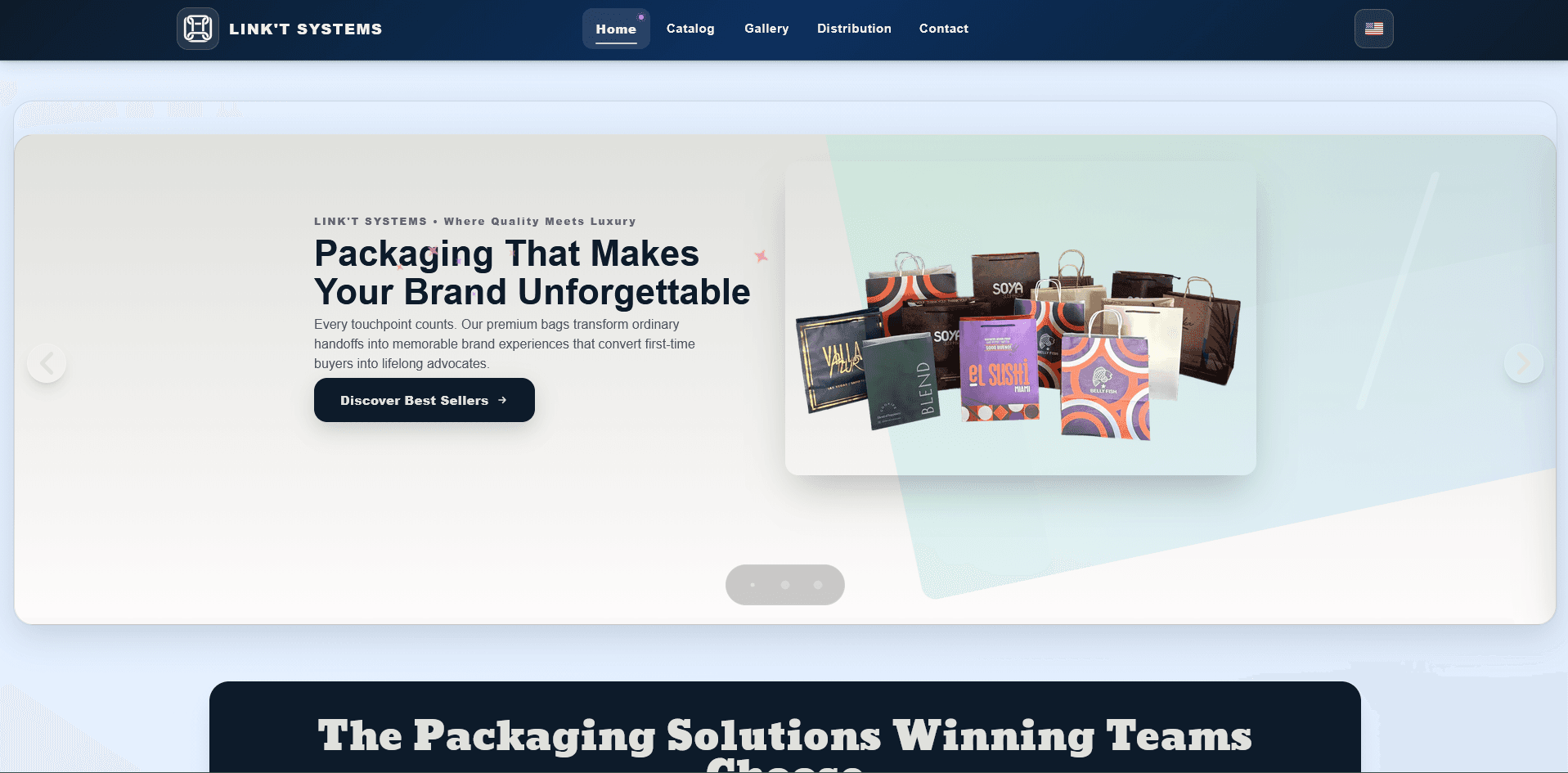 Link't Systems Website - Current image